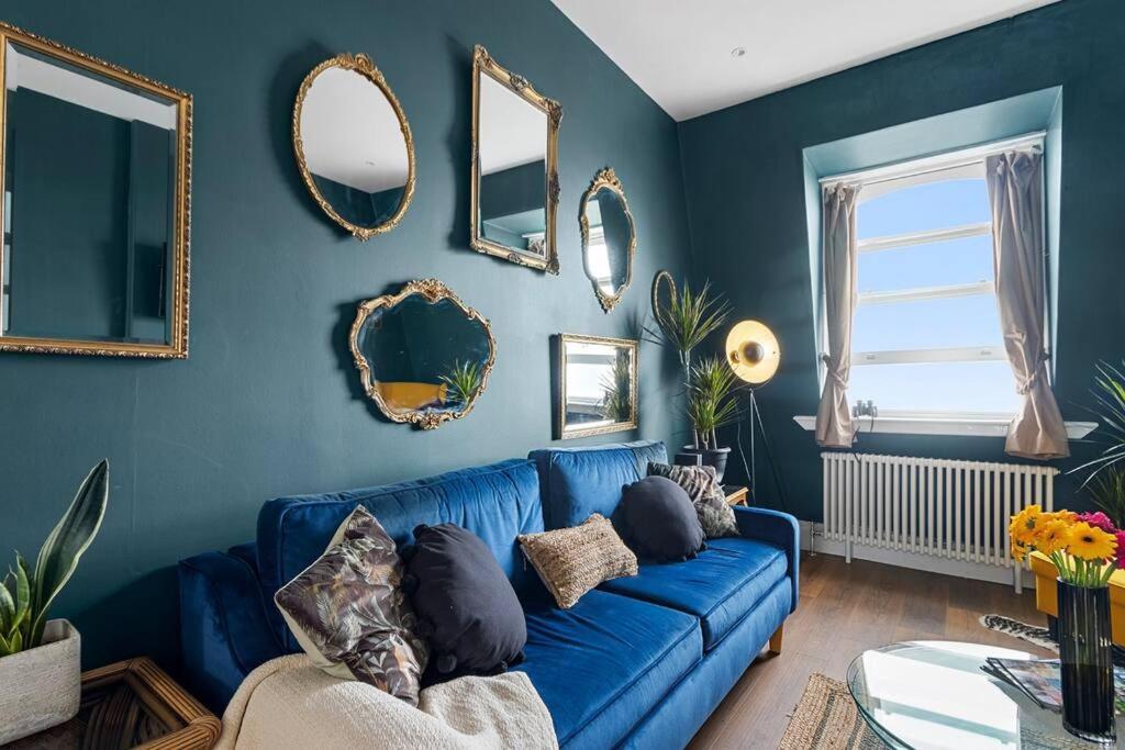 Modern 1 Bed Apartment, Sea Views, Free Parking, Wifi, Netflix テインマス エクステリア 写真